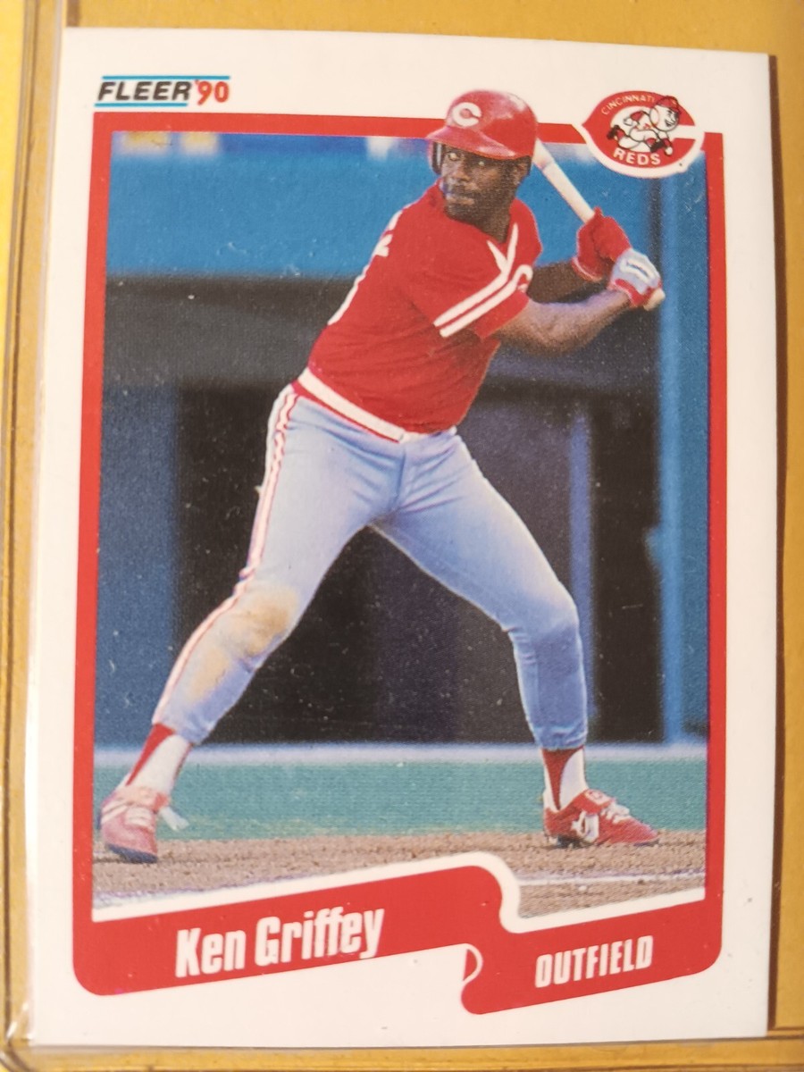 KEN GRIFFEY CINCINNATI REDS 1990 FLEER BASEBALL CARD #420 | eBay