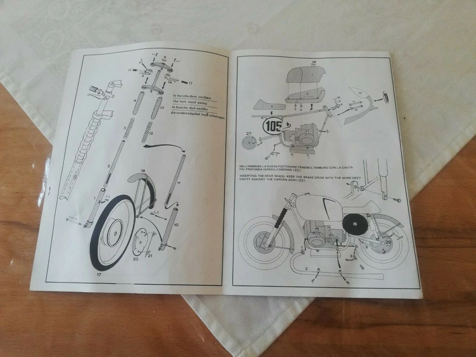 Protar Bauanleitung Moto BMW 500 - Bild 2 von 3