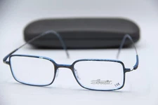 NEW SILHOUETTE SPX 2880 60 6058 BLUE BROWN AUTHENTIC FRAMES SUNGLASSES 51-20