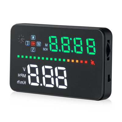 Universal Car GPS HUD Head Up Display One-key Switch Projector Speedometer A3