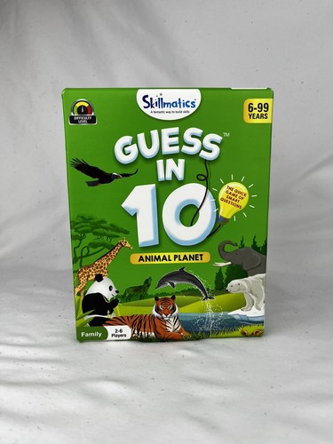 Kids Board Games Skillmatics Guess In 10 Animal Planet Family
