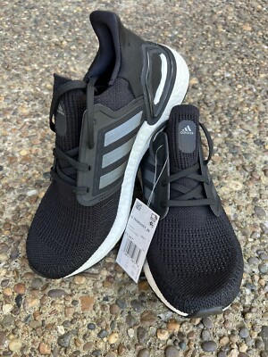 Adidas UltraBOOST 20 Core Black Night Metallic Grey White Mens