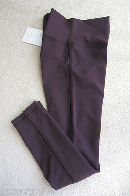 Lululemon High Times Pant with Mesh down sides in Black Cherry 10