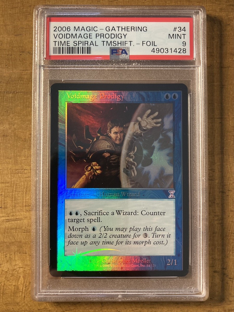 MTG✨VOIDMAGE PRODIGY FOIL✨Time Spiral-Timeshifted PSA 9 MINT