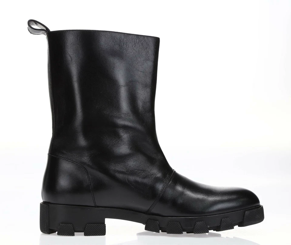 Botas BALENCIAGA para mujer de cuero negro con bolsillo talla 41 NUEVAS 229397 Foto 4 de 4