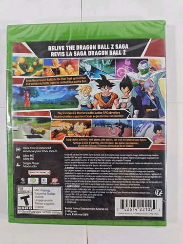 Dragonball Z Kakarot Microsoft Xbox One ~ NEU - Bild 6 von 6