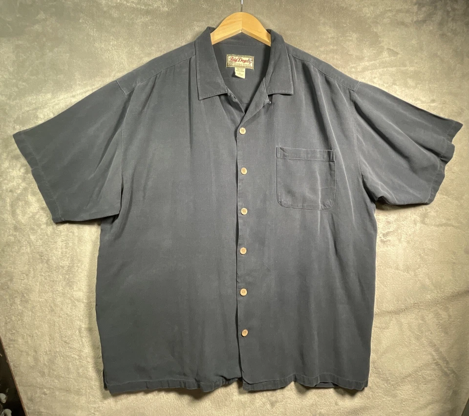 Camisa BIG DOGS Hombre’s 2XL Azul Camp Resort Wear Hawaiian It’s 5 O’Clock Somewhere Foto 2 de 4