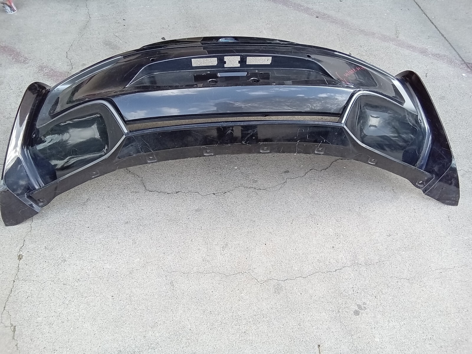 2014-2019 BMW I8 OEM REAR BUMPER COVER ASSEMBLY PROTONIC FROZEN BLACK