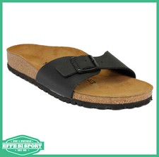 Ciabatta Birkenstock Madrid da donna pianella uomo casual moda  birko flor nera
