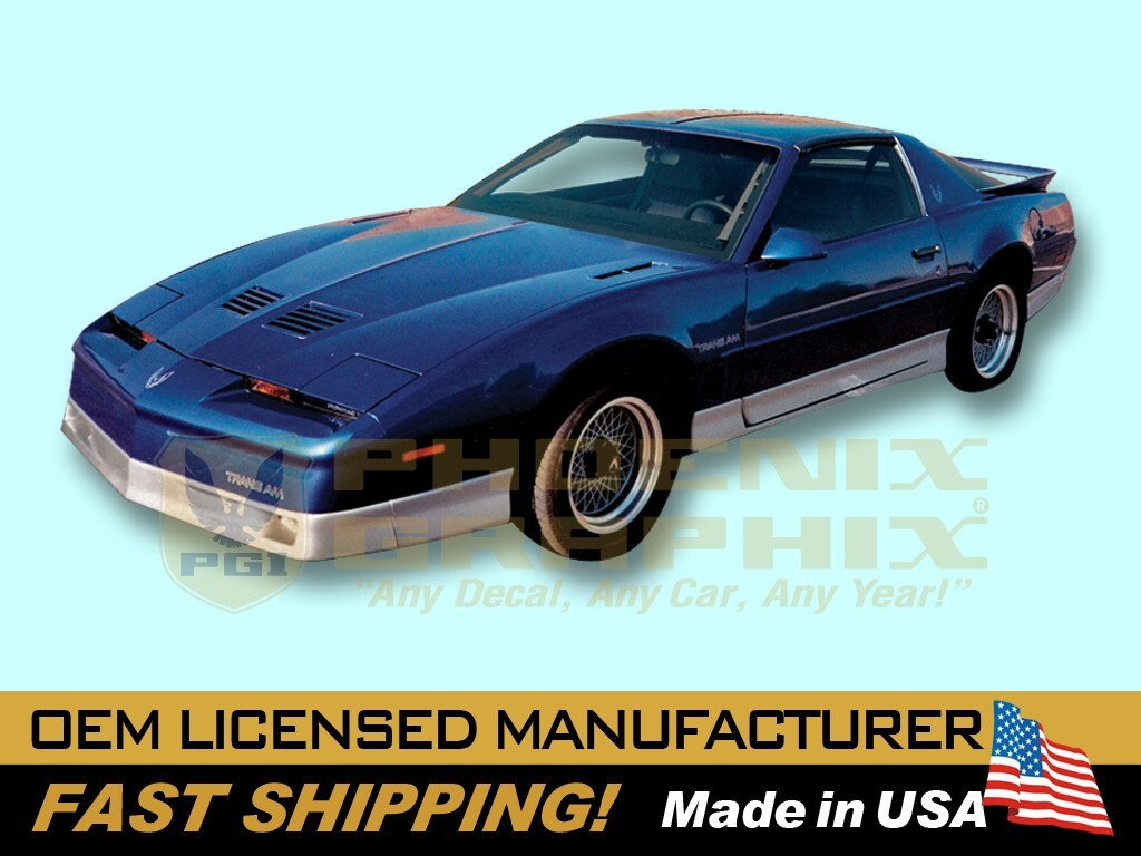 1987 1988 1989 1990 Trans Am Decals Names & Birds Kit COMPLETE