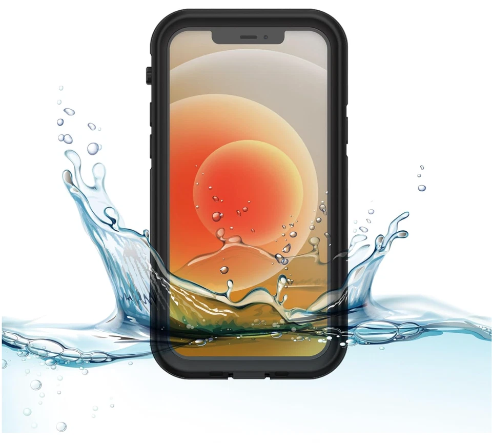 Body Glove Tidal Waterproof Case with MagSafe – iPhone 13 (Clear/Black)