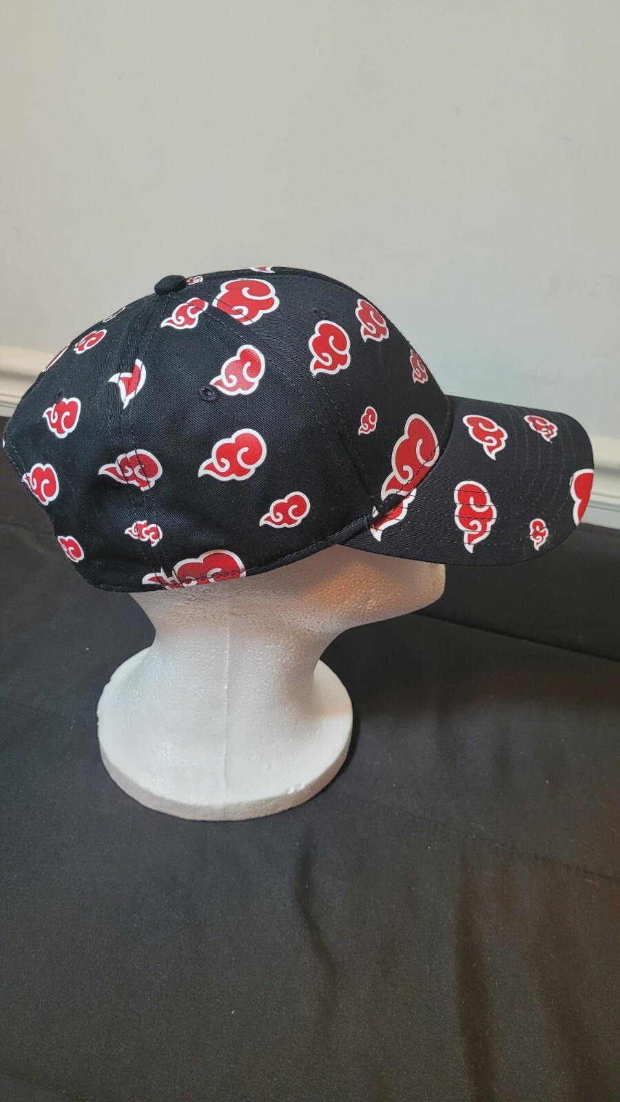 Naruto Red Cloud Snapback Hat Preowned - image 2