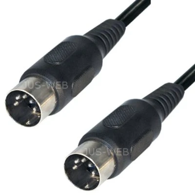S-CONN Audio Kabel 1,5m 5-pol DIN Stecker auf DIN Stecker Dioden Anschlusskabel kde