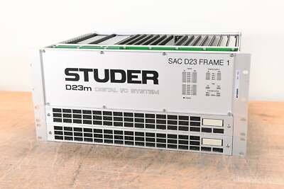 Studer D23m I/O System w/ A-Link HD Card, Fan Module, and Filter Module CG01BZL