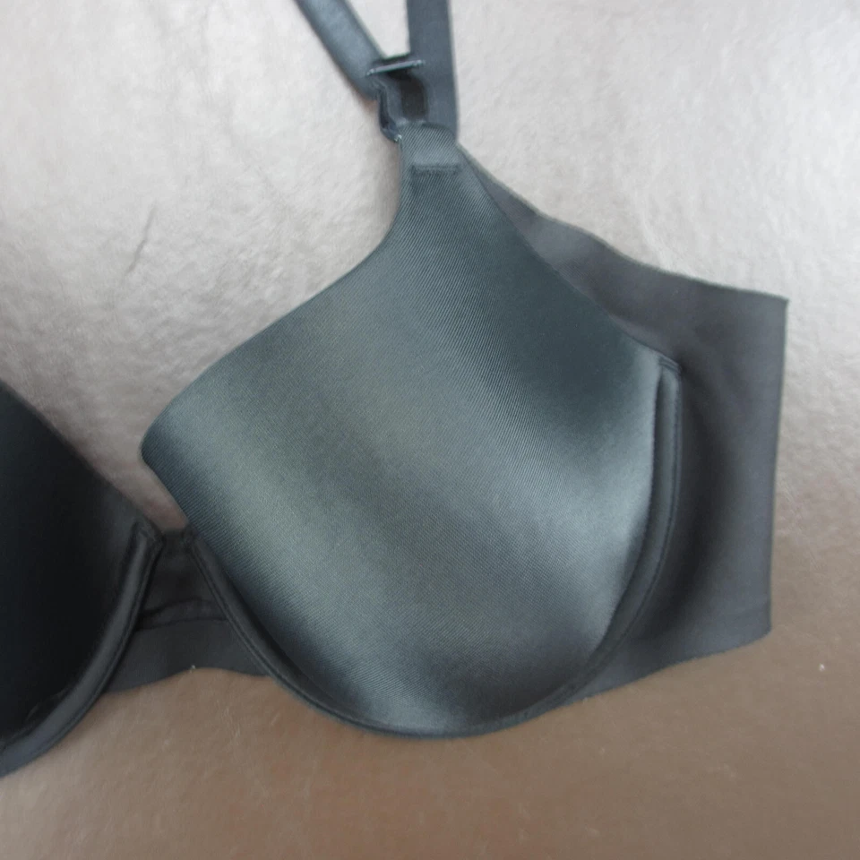 Sujetador Warners 36C Negro Sujetador Acolchado Con Aros Cierre Ajustable Espalda Foto 4 de 4