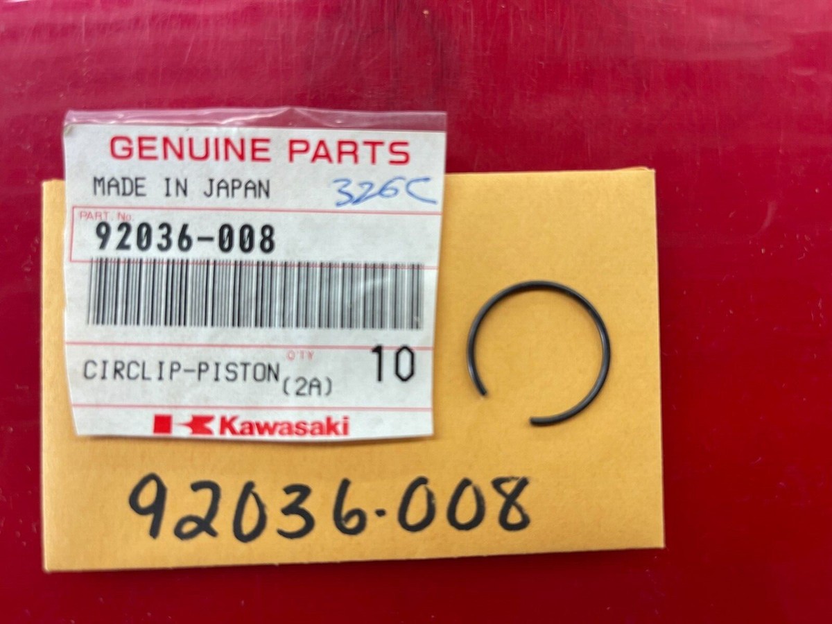 NOS KAWASAKI 92036-008 CIRCLIP PISTON PIN (ACTIVE #) | eBay