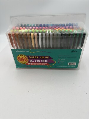 Feela FAGP360 360 Colors Gel Pens Set Missing One Used