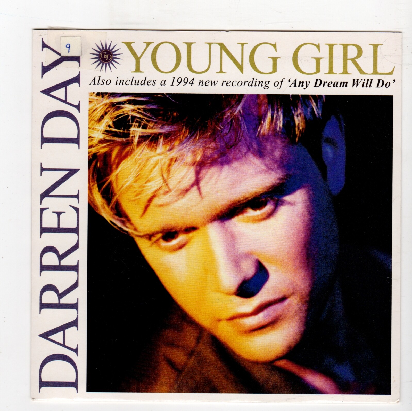 (S346) Darren Day, Young Girl - 1994 - 7 inch vinyl