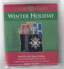 Christmas Black Friday Gifts Mill Hill Cross Stitch Kit Beads  Treasure