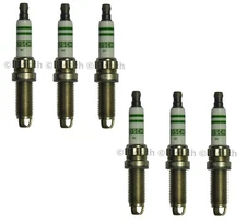 For BMW F01 E60 E71 E89 E90 Pre-Gapped Set of 6 Spark Plugs Bosch ZGR6STE2