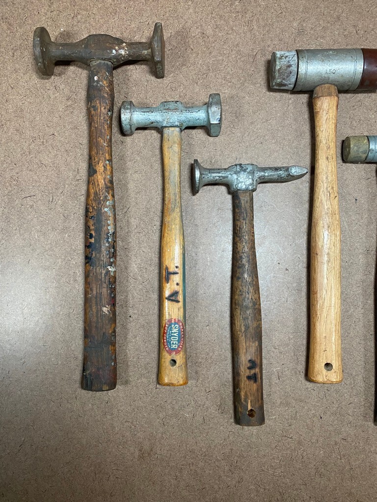 LOT of (8) VINTAGE AUTO BODY TOOLS / HAMMERS, AUTO REPAIR eBay