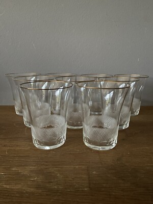 8+1 x Wasser Gläser  Moser Karlsbad Lloyd Bohemian Glasses- Lundgren - h=10cm