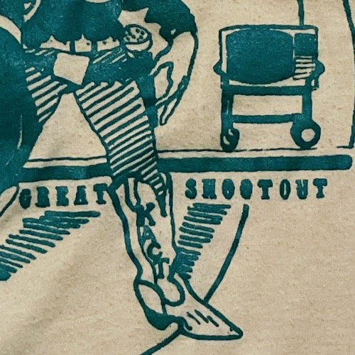 Vintage Carter Caves Great Shootout T-Shirt Kids Small Cream Kentucky Park 80s - Picture 4 of 7