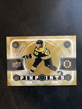 22-23 UD MVP Hockey Gold SP Parallel Pin Points PP-18 Brad Marchand