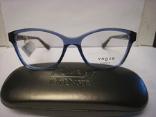 NEW Vogue VO 2998 2762 TRNSPRNT BLUE 651221457 Eyeglasses Frames 54-16-140-41V