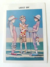 Women Golf Greeting Card with Envelope - Ladie's Day