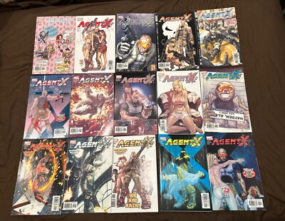 AGENT X MARVEL COMICS SET #1 - 15 DEADPOOL 2002 SIMONE UDON - COMBINED SHIPPING