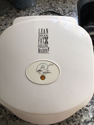 White George Foreman Grill With Drip pan