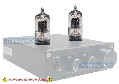 Pack de 2 Tubes à Vide 6K4 - Remplacement Amplificateur Préampli Audio Premium - Photo 2/4
