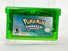 Pokemon Emerald Nintendo Gameboy  AUTHENTIC  NEW BATTERY