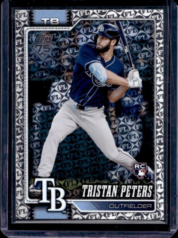 2026 Topps Tristan Peters RC Opening Day Rookie #330 Rays