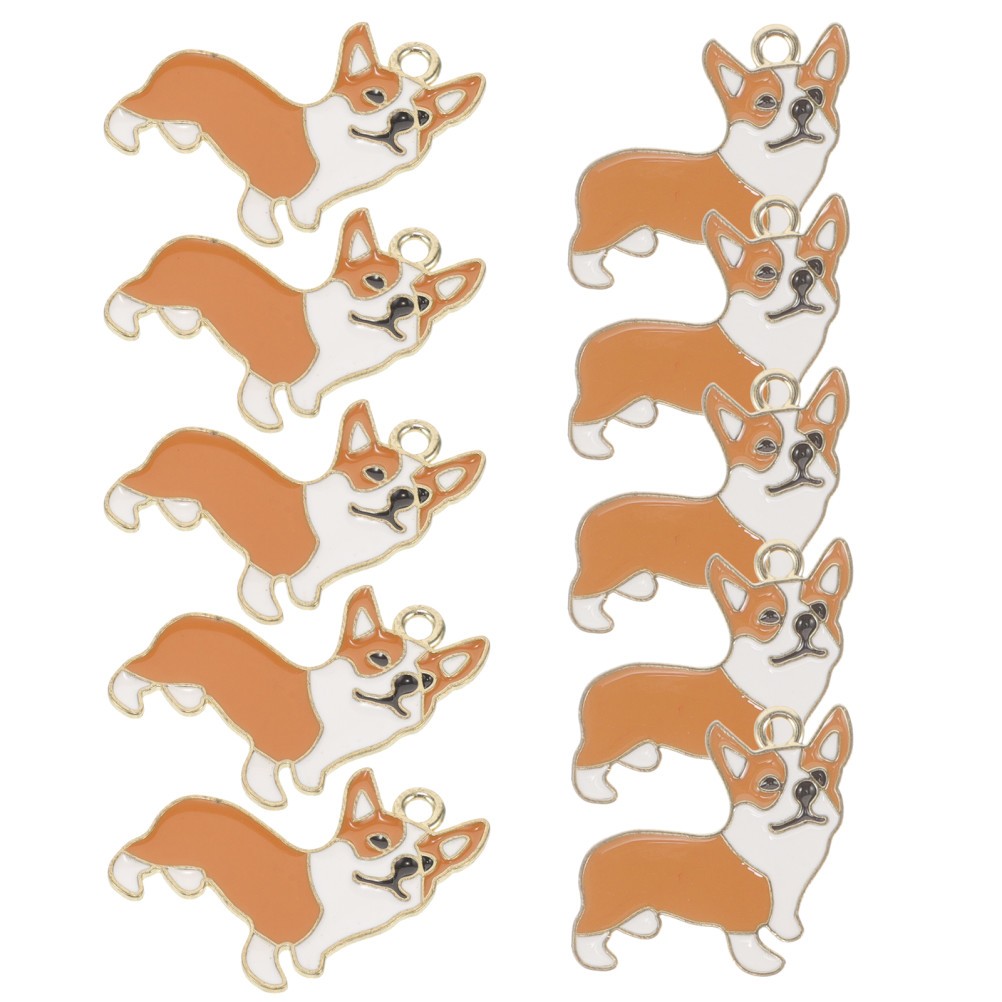 10 Pezzi Accessori per Cani di Piccola Taglia Creazione Gioielli Ciondolo Collana foto 5