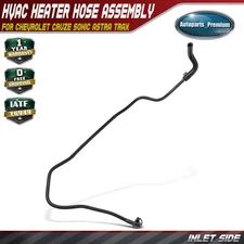 Inlet HVAC Heater Hose with Clamps for Chevrolet Cruze Sonic Astra Trax Saturn