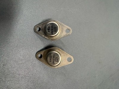 10x STMicroelectronics power transistors in TO-3 metal package. Marking: 1183