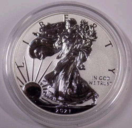 2021-W $1 American Eagle Reverse Proof 1 troy oz .999 fine silver coin