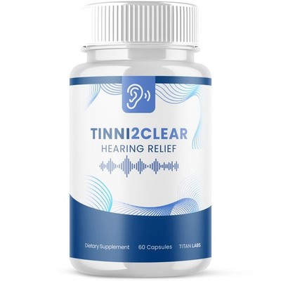 (1 Pack) Tinni2Clear Advanced Ear Health Support Vitamin Tinni 2 Clear 60 Caps