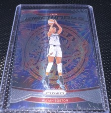 2024 #15 🔥Aliyah Boston Panini Prizm WNBA Fireworks Card Insert Fever🎆🎇🎆🎇