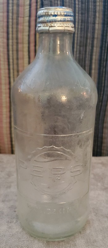 Pepsi Pint Bottle With Lid NC 78