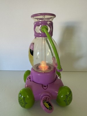 Little Tikes Halloween Lantern Purple Witch w/Spiders Tested And Working