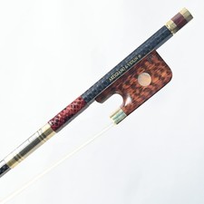 ARTIGIANO VIOLIN Snakewood Frog Carbon Fiber Cello Bow AW-203