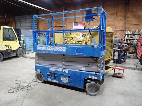 2015 Genie GS2632 26' Aerial Scissor Lift NEW BATTERIES! Electric GS-2632