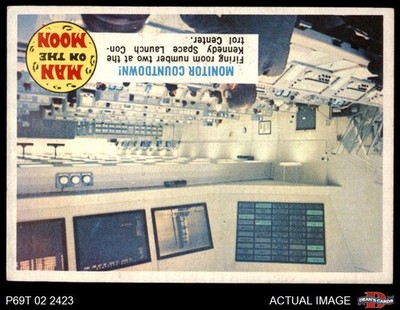 1969 Topps Man on the Moon #46 Monitor Countdown B 6 - EX/MT