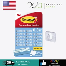 Command Indoor Mini Light Clips, Damage Free Hanging Christmas Light Clips