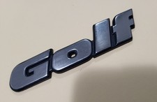Vw Mk2 Mk3 Golf Rear Trunk Side Emblem 1hm 853 687 Aa Badge Oem
