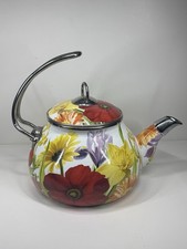 The Pioneer Women Garden Tea Kettle Poppie Fl...