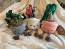 Russ Greenhouse Ponytail Palm, Flamingo Flower, Photos Stuffed Plants Set